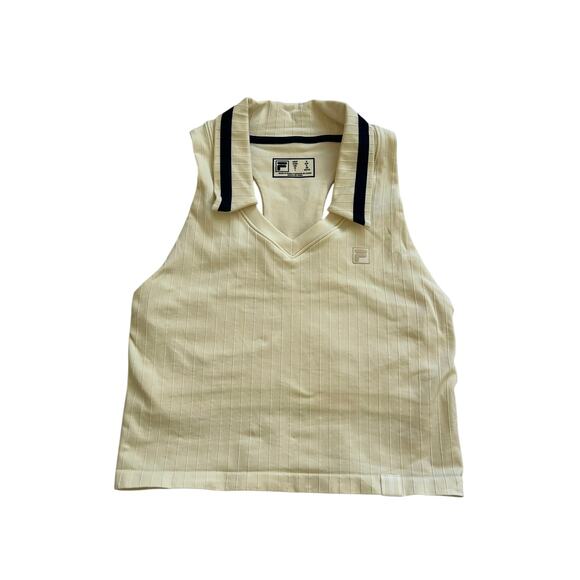 Fila Challenger Seamless Polo Tank Top Womens Size Small Golf Tennis Athleisure - Picture 1 of 14